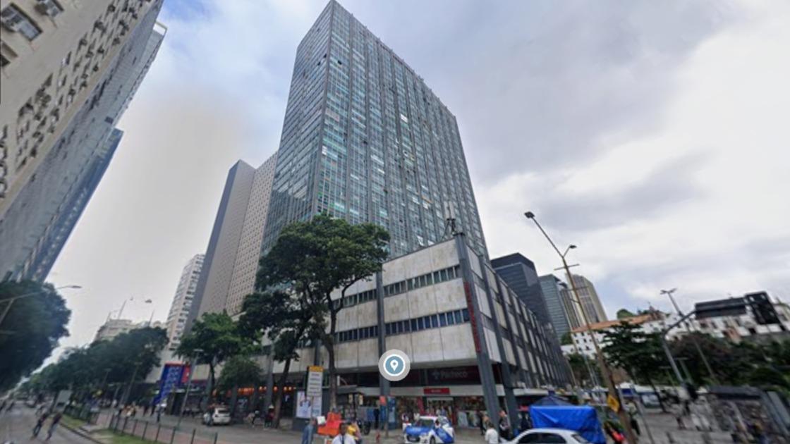 Sala Comercial com 62M² Nº 807 no Edifício da Avenida Rio Branco no Centro - Rio de Janeiro/RJ