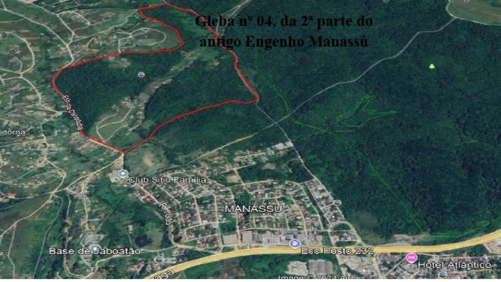 Gleba 04, da 2a Parte do Antigo Engenho Manassú, Com Aproximadamente 69,53 Hectares